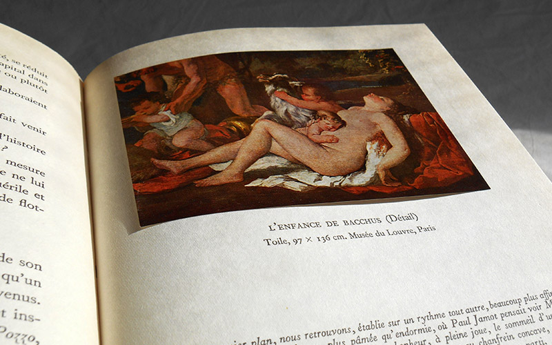 Photograph of the book Les Peintures de Poussin