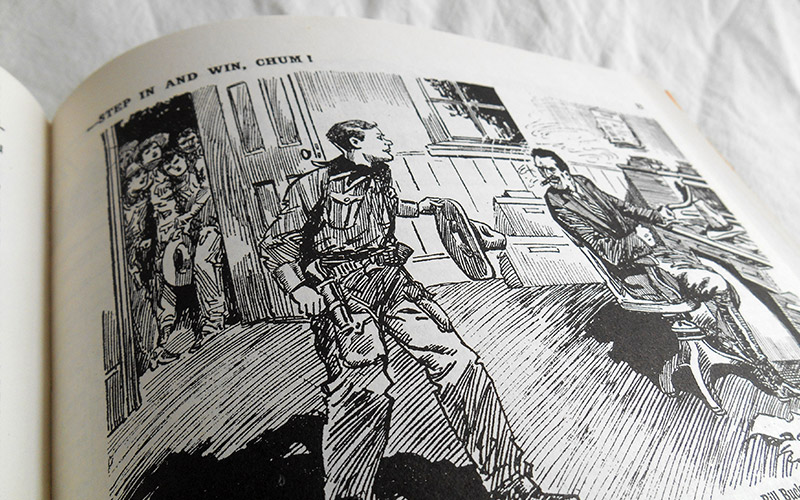 Photograph of the book's illustration