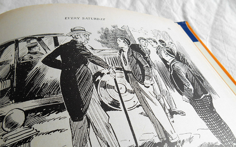 Photograph of the book's illustration