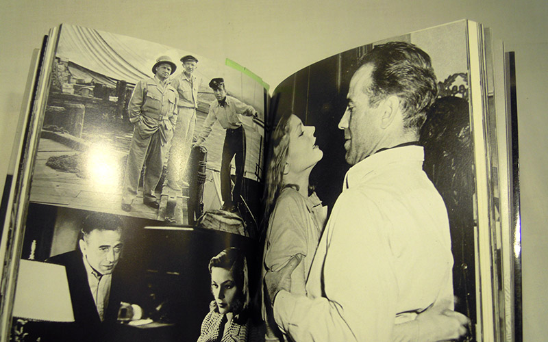 Photograph of the book's still frames from the film Conflict